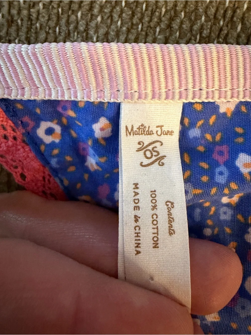 Matilda Jane bright triangle